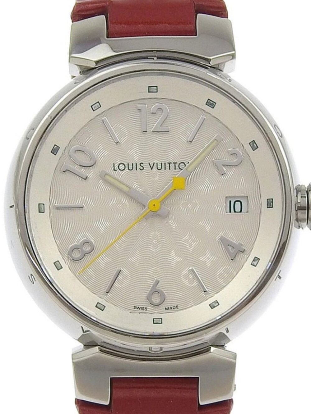 LOUIS VUITTON Tambour Hologram Watches Q1313 Date SilverDial Stainless Ste... - Picture 15 of 15